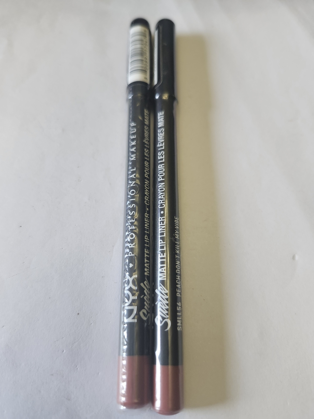 NYX Slim Matte Lip Liners Duo New Shade SMLL56 Peach Dont Kill My Vibe